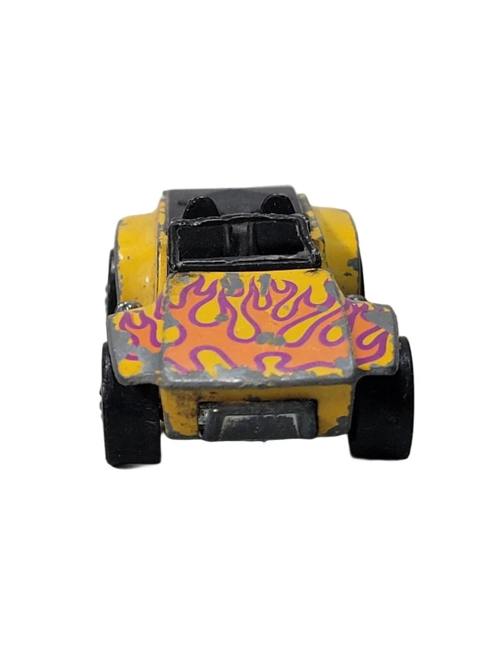 1974 Hot Wheels Redline SAND DRIFTER Diecast Toy Vehicle 1:64 Yellow With Flames